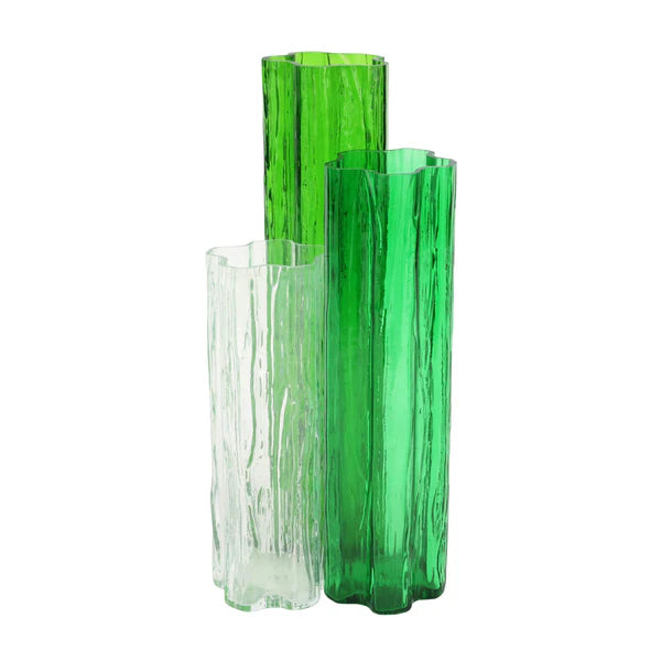 Vietri Flora Glass Vase Trio