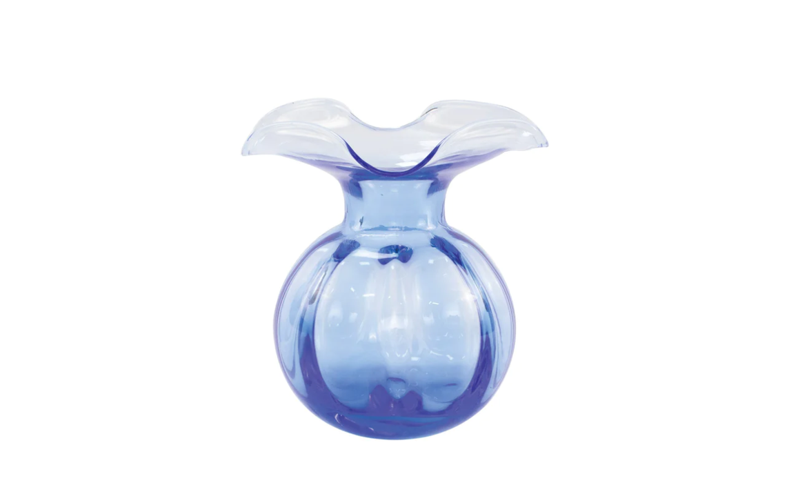 Vietri Hibiscus Glass Vase