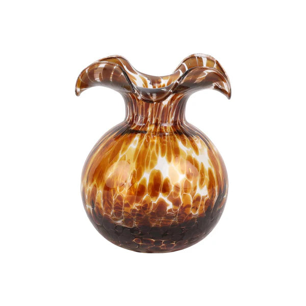 Vietri Hibiscus Glass Vase