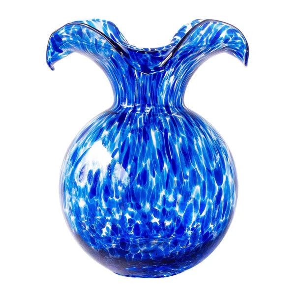 Vietri Hibiscus Glass Vase