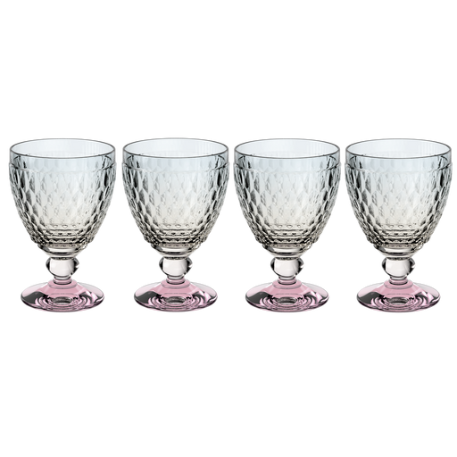Villeroy & Boch Boston Multi-Colored Water Goblet, Set of 4