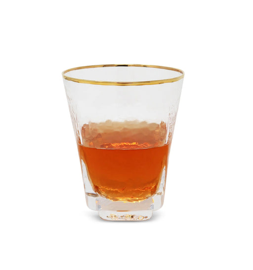 Vivience Square Hammered Tumbler, Set/6