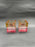 Vivience Tea Light Holders, Amber/Pink, Set/2