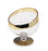 Vivience Angled Footed Bowl with Gold Base and Rim