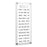 Waterdale Collection Basic Asher Yatzar Wall Mountable Card, Classic 2.0
