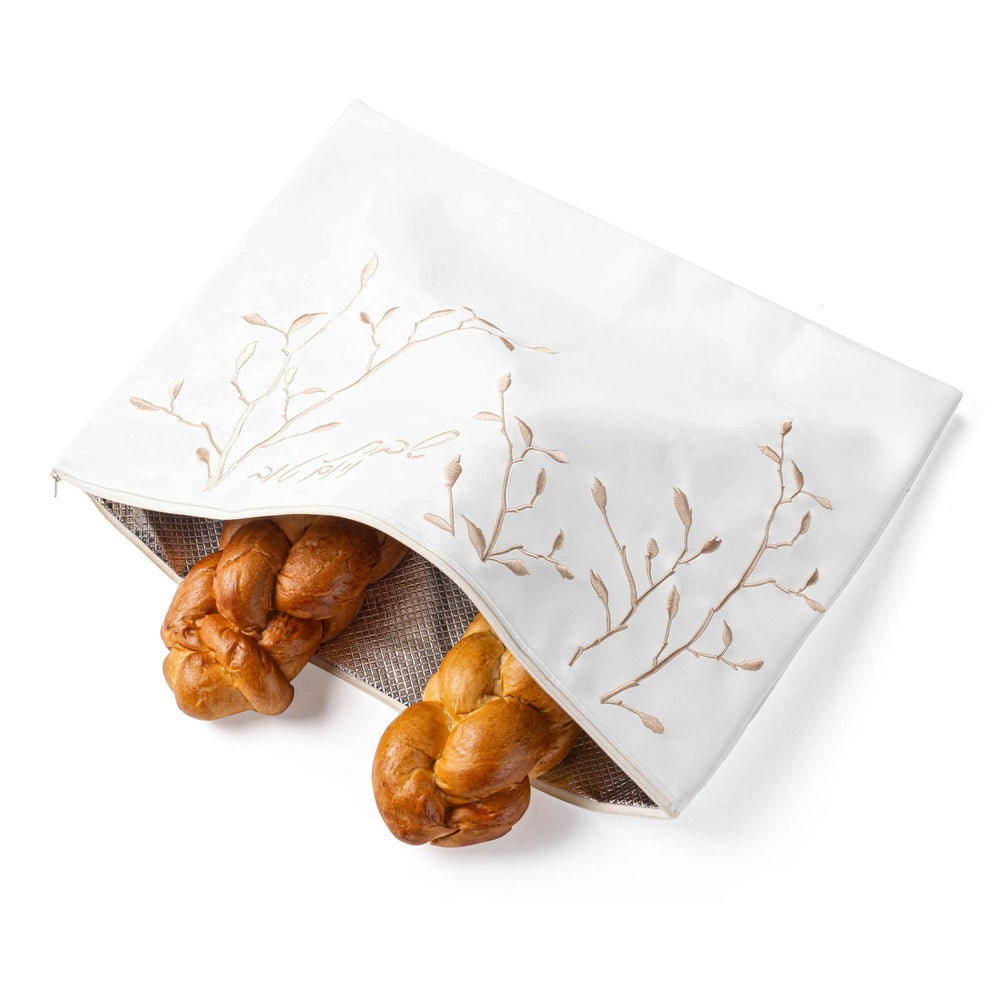 Waterdale Collection Embroidered Leaf Challah Pouch