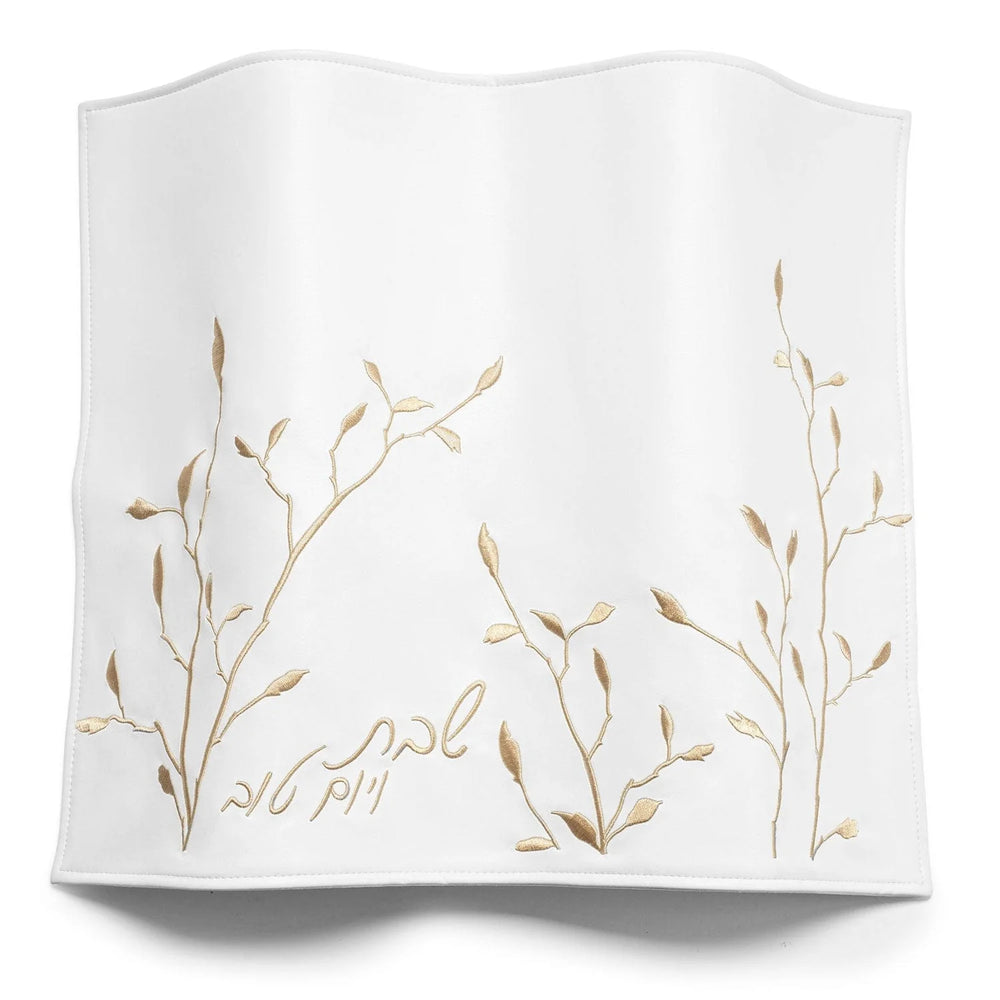 Waterdale Collection Leaf Embroidered Leaf Challah Cover