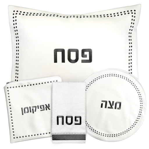 Waterdale Collection Dot Border Pesach Set
