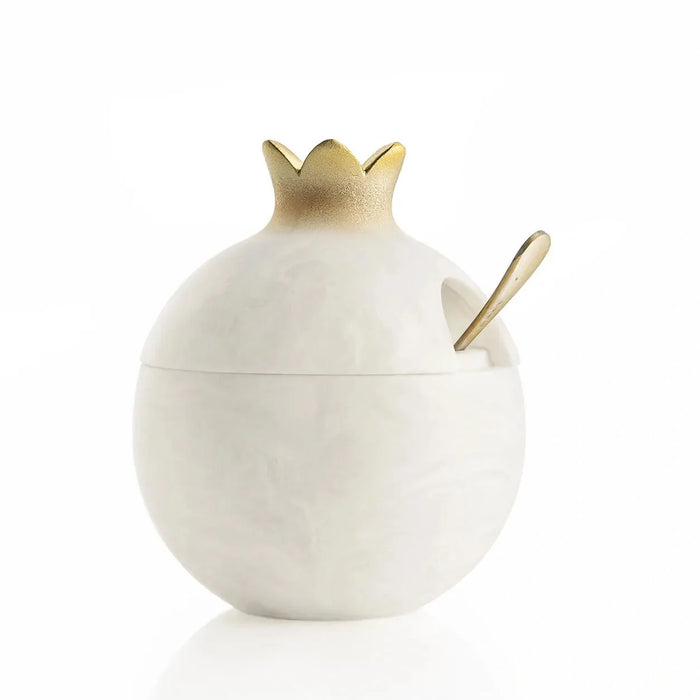 Waterdale Collection Rosh Hashana Resin Pomegranate Honey Dish