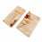 Waterdale Collection Rosh Hashana Pomegranate Painted Leather 4 Simanim Cards & Pouch