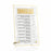 Waterdale Collection Rosh Hashana Pearl Marble Tabletop Simanim Card