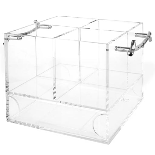 Waterdale Collection Silverware Caddy, Square with Twig Handles