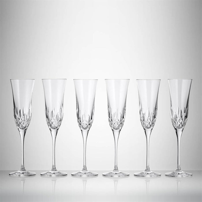 Waterford Lismore Essence Champagne Flute, 7.5 oz., Set of 6