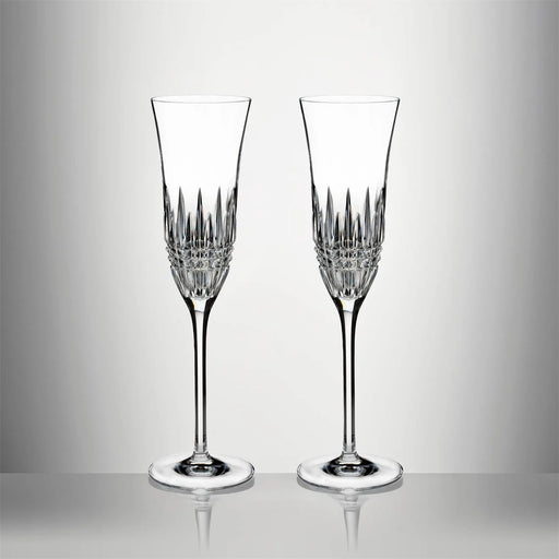 Waterford Lismore Diamond Essence Champagne Flute, 7oz, Set of 2