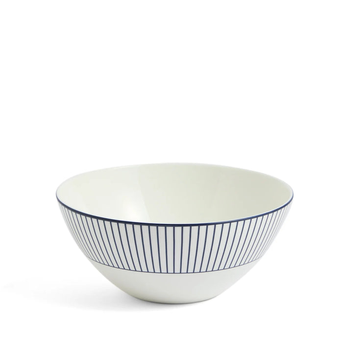 Wedgwood Gio Pinstripe White Dinnerware, Cereal Bowl