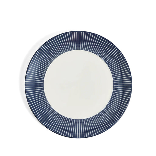 Wedgwood Gio Pinstripe Blue Dinnerware, Side Plate, 9 inch