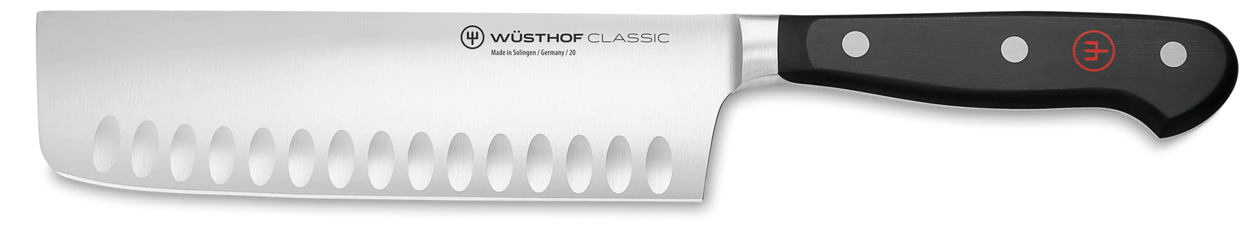 WUSTHOF Classic 7 Inch Nakiri, Hollow Edge Model 1040132617