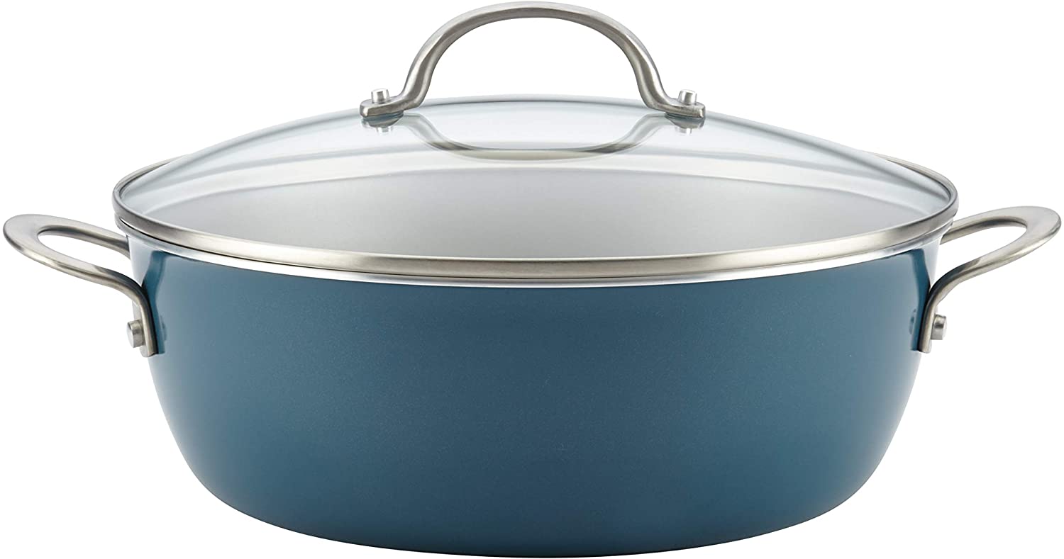 Ayesha Curry 7.5 Qt. Covered Wide Stockpot