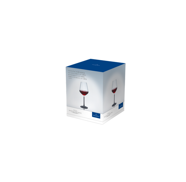 Villeroy & Boch Manufacture Rock Red Wine Goblet, Set of 4