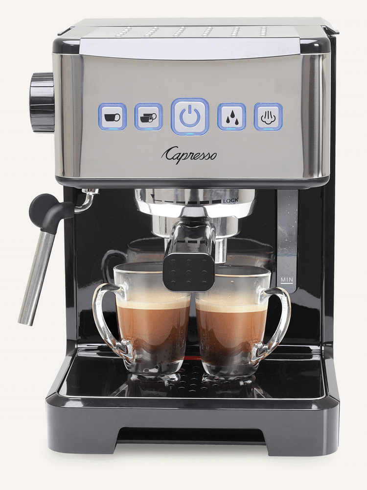 Capresso 124.01 Ultima PRO Programmable Espresso & Cappuccino Machine Black/Stainless