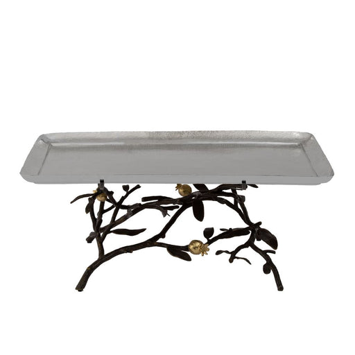 Michael Aram Pomegranate Large Footed Centerpiece Tray