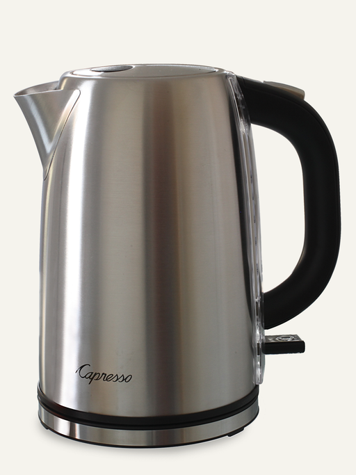 Capresso 277.05 H2O Steel 7-cup Electric Water Kettle Brushed Stainless Finish