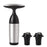 OXO Good Grips SteeL Vacuum Wine Preserver And 2 Stoppers