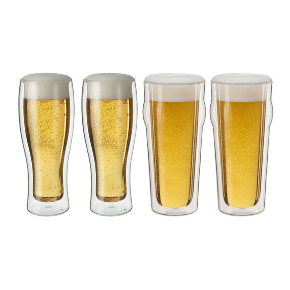 Zwilling Sorrento Double Wall 4 Piece Beer Glass Set
