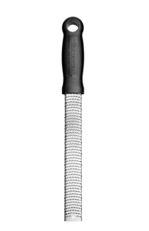 Microplane Black Classic Stainless Steel Zester and Cheese Grater (Hard Handle)