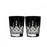 Waterford Lismore Black Set of 2 Double Old Fashioned Glasses