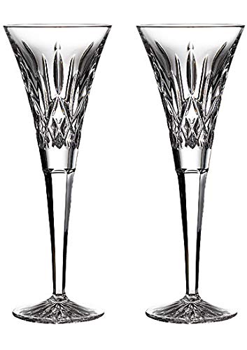 Waterford Lismore Toasting Flutes Set of 2