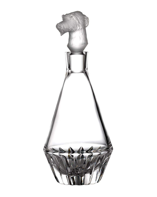 Waterford Crystal Irish Dogs Madra Wolfhound Decanter
