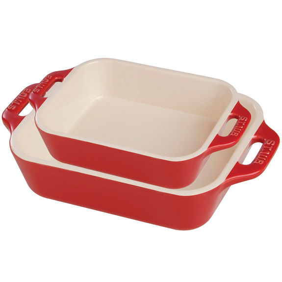 Staub 2 Piece Rectangular Baking Dish Set