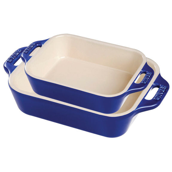 Staub 2 Piece Rectangular Baking Dish Set