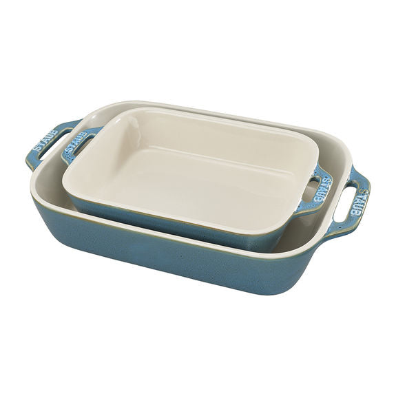 Staub 2 Piece Rectangular Baking Dish Set