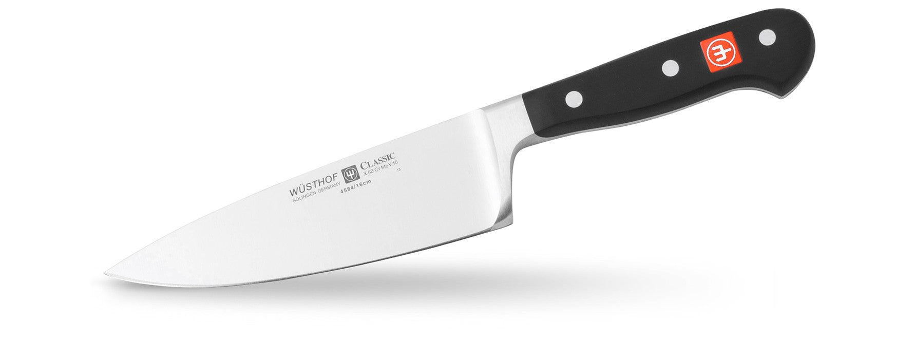 WUSTHOF Classic 6 Inch Extra Wide Cook’s Knife Model 4584-7/16