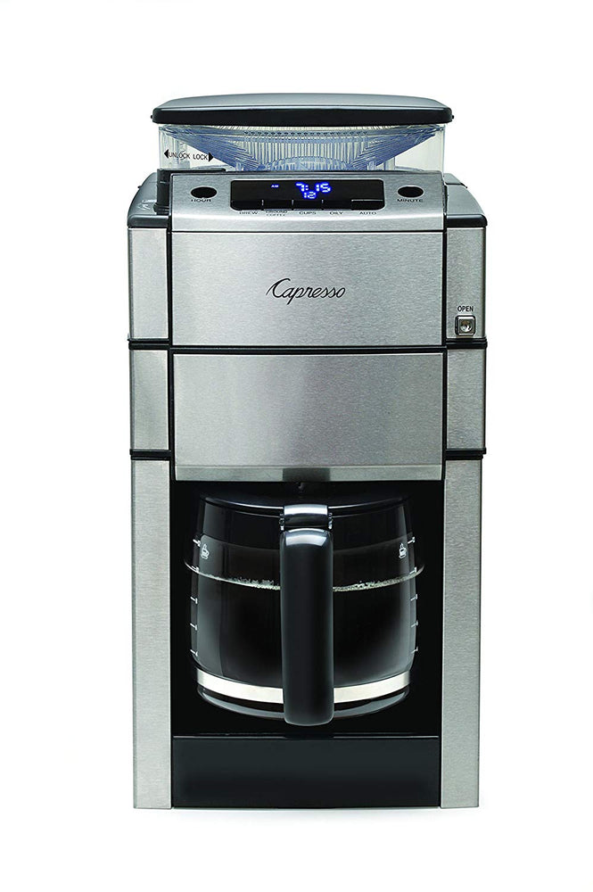 Capresso 487.05 CoffeeTEAM PRO Plus Glass 12-Cup Glass Carafe Coffee Maker