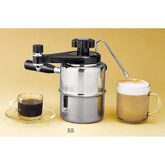  Bellman SS Stove Top Espresso/Cappuccino Maker,9 cups
