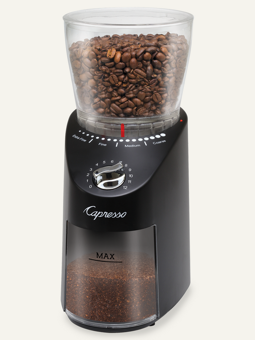 Capresso 591.05 Coffee Burr Grinder Stainless Steel