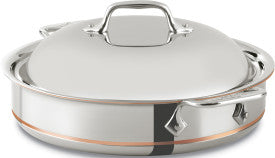 All-Clad, 640318 SS, 3 Qt. Sauteuse w/ Lid, with Copper Center