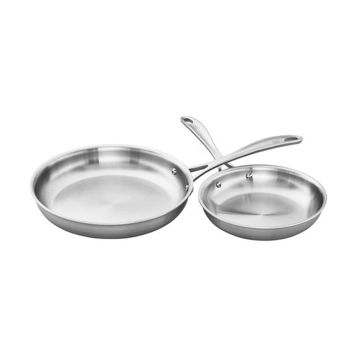 Zwilling SPIRIT 2-pc Stainless Steel Fry Pan Set - 8" Fry Pan and 10"