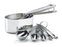 Cuisipro Stainless Steel Measure Cup and Spoon Set
