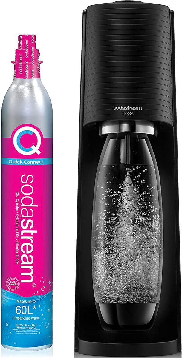 SodaStream Terra Black Sparkling Water Maker