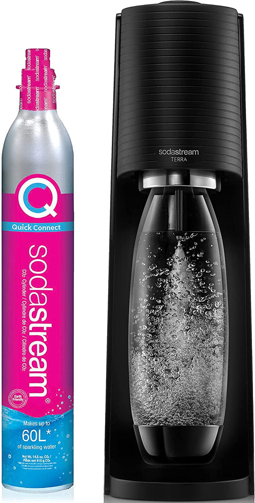 SodaStream Terra Sparkling Water Maker with CO2 and DWS Bottle