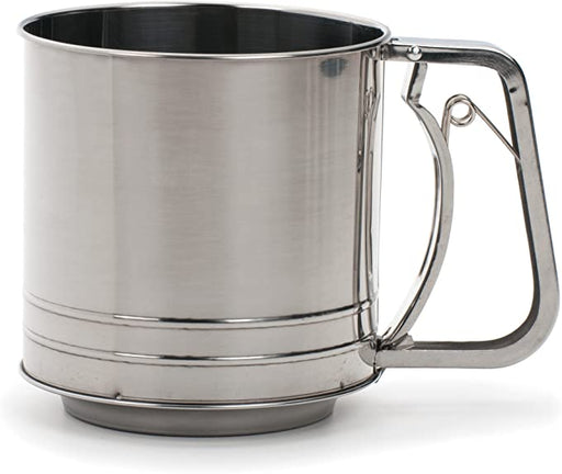 RSVP Stainless Steel Triple Mesh Flour Sifter