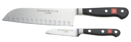 WUSTHOF Classic Two Piece Asian Cook’s Set, Hollow Edge