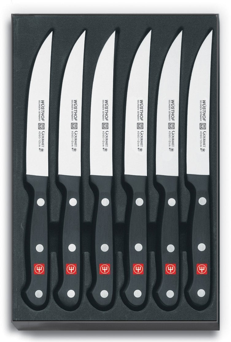 Wusthof Gourmet Six Piece Steak Knife Set — Kitchen Clique