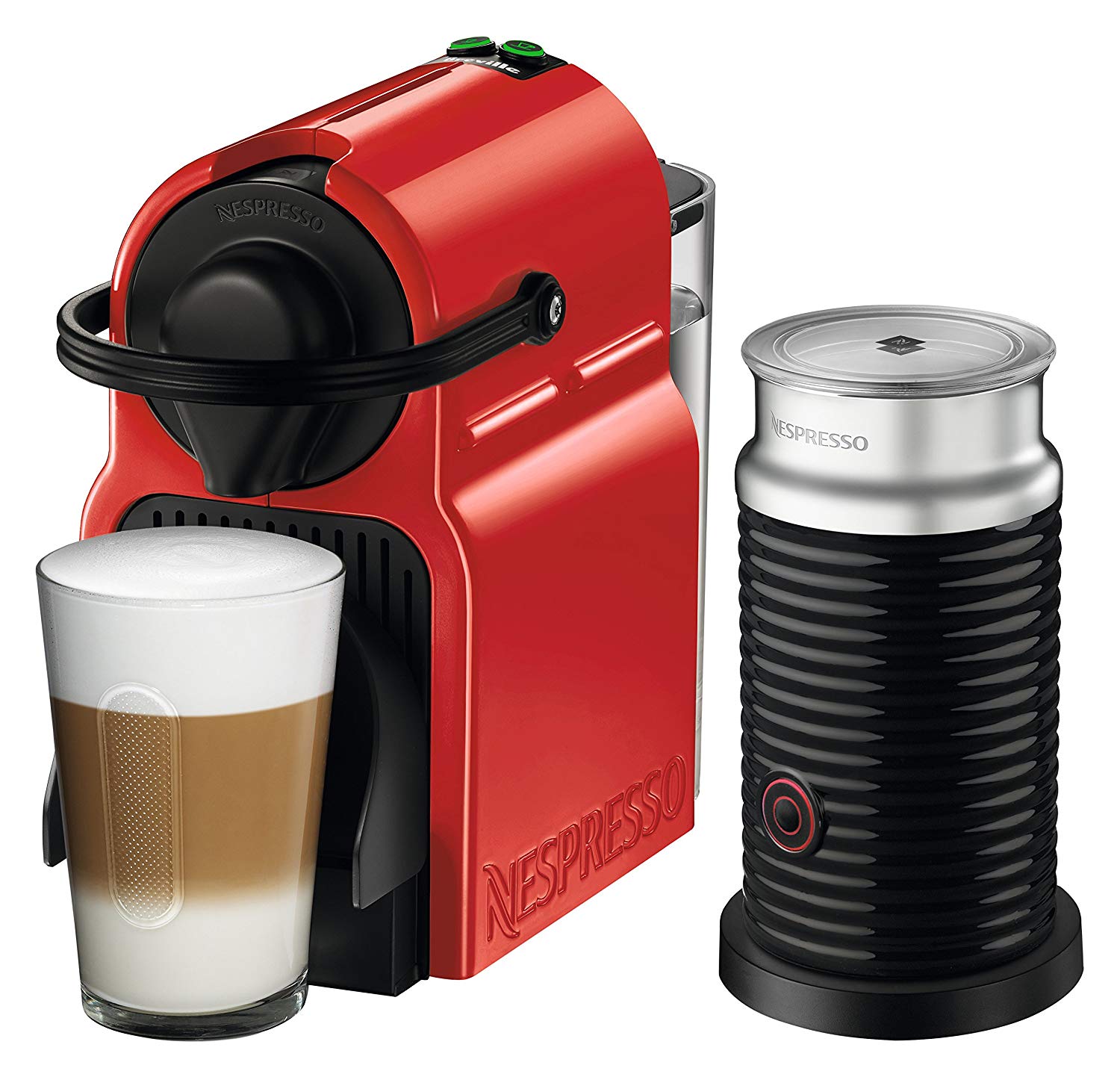 Nespresso Inissia Red Bundle by Breville