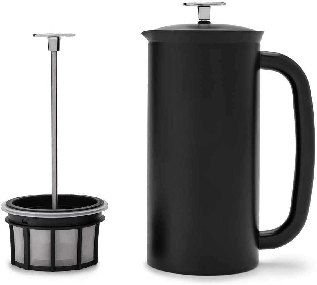 ESPRO P7 Double Walled Stainless Steel Insulated Coffee French Press, 18 Ounce