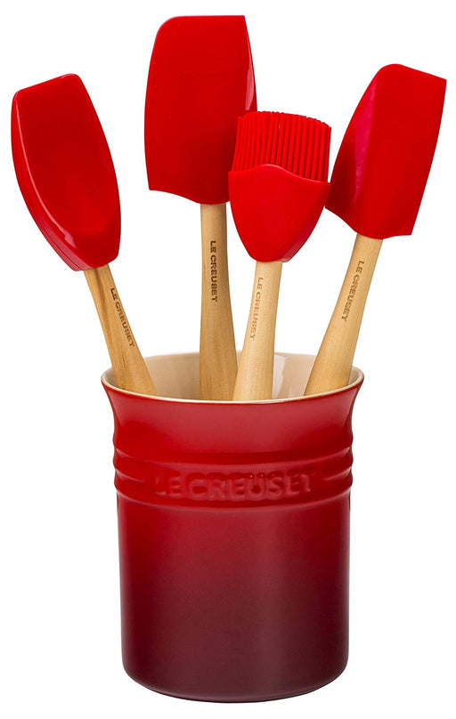 Le Creuset Craft Series 5-Piece Utensil Set with Crock